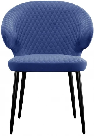 Стул DikLine 355 микровелюр Z20 синий, ножки черные