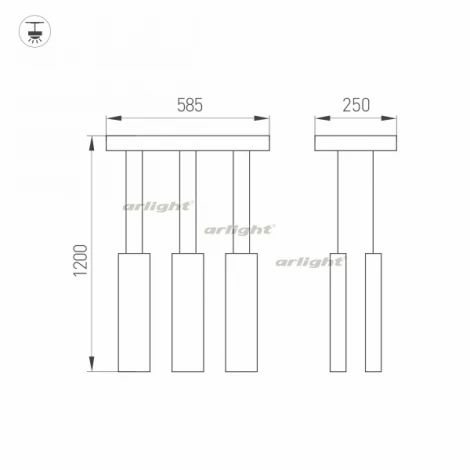 Подвесной светильник Arlight LEGACY 028153