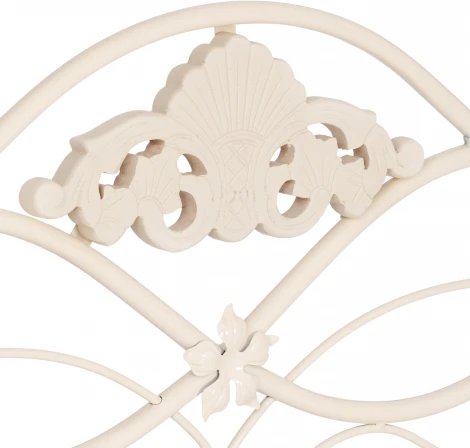 Кровать Tetchair Federica (Дерево гевея,Металл/Белый) 20109