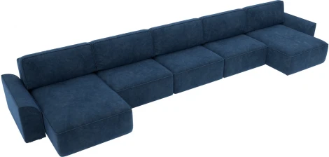 Диван п-образный Лига-048 НПБ МегаЛонг Лига Диванов (Велюр) арт.128322