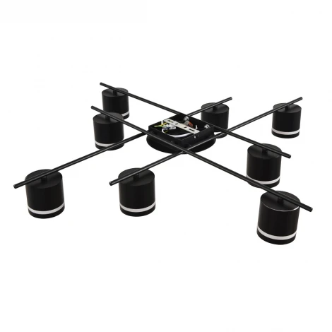 Потолочная люстра Lumion Berty 8362/8C черный, металл/акрил GX53 LED 8*7W 220V