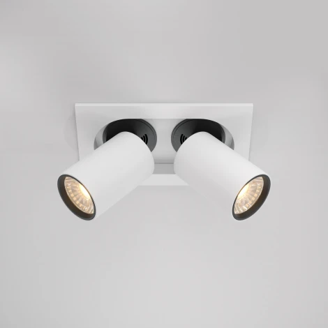 Встраиваемый светильник Hidden 3000K 2x10W 36° LED Maytoni Technical DL045-02-10W3K-W (220V)