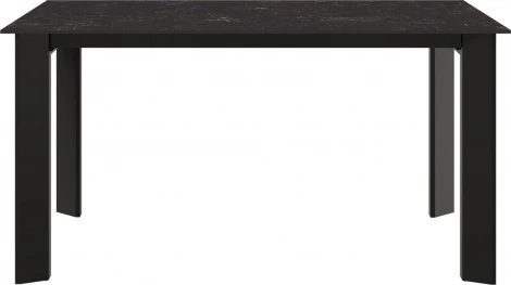 Стол Top Concept раскладной Dogma (110+40), керамика черная