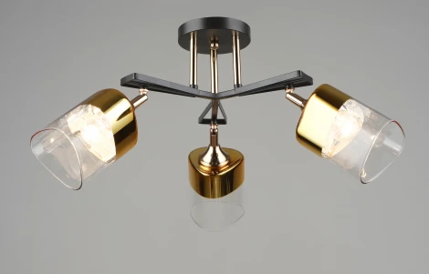 Потолочная люстра на штанге SL4350-3 CF+GD Мелодия Света SL1N 000065852