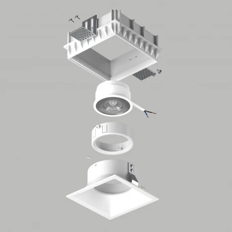 Встраиваемый светильник под гипсокартон и под LED модуль/ламп МR16 Lightstar Domino G214506WMOD (220V)