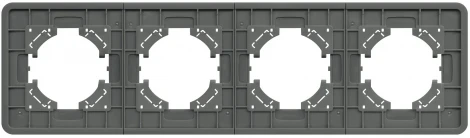 Рамка стеклянная FRM-OMALI-GS-4-GR (Arlight) 049702