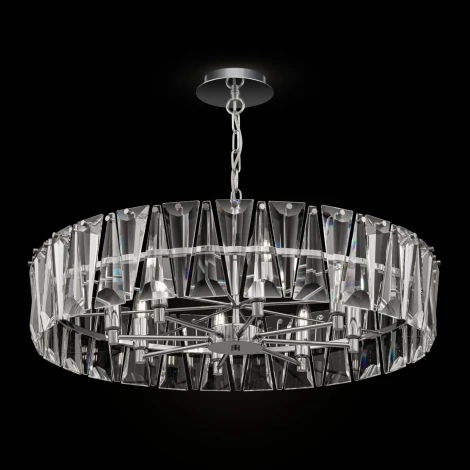Подвесная люстра Maytoni Puntes MOD043PL-08CH (220V, на цепи, круглые)