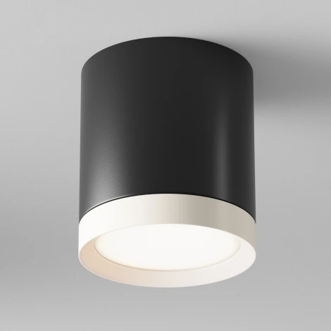 Накладной потолочный светильник Hoop GX53 1x15Вт Maytoni Technical C086CM-GX53-MRD-BW (220V, круглые)