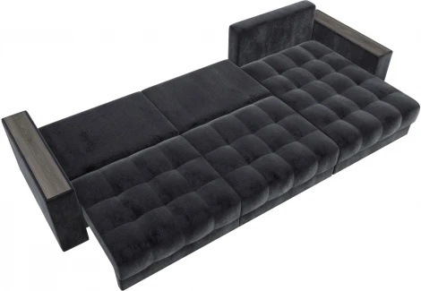 Диван угловой с декором Лига-049 НПБ Лонг Лига Диванов (Велюр) арт.128313