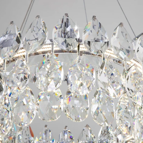 Подвесная люстра светодиодная Bogate's Marvel 90371/1 Strotskis (220V, хрусталь, на тросе)