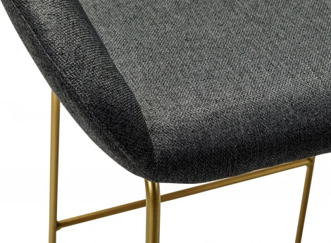 Кресло Бар. Kent темно-серый/Линк золото R-Home арт.410219131h_ТмСер_золото_БАР