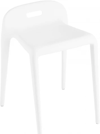 Табурет Sletten пластик белый УТ000037038