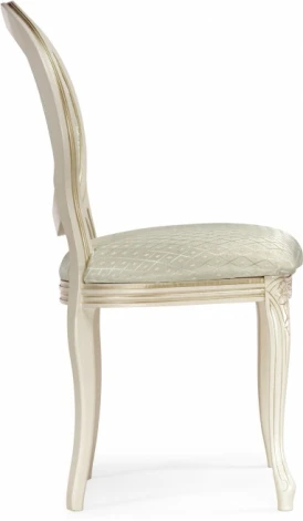 Стул деревянный Woodville Инои ткань soprano pearl / ромб / бежевое золото арт.615244