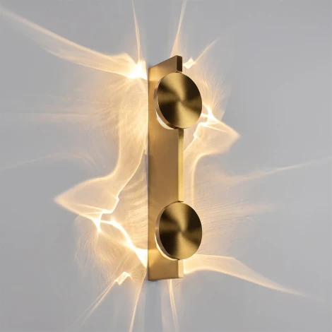 Настенный светильник Loft It Flame 10452/2W Gold