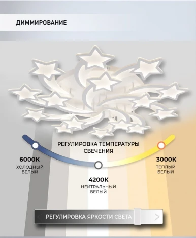 Потолочная люстра Seven Fires Martein SF5034/15C-WT