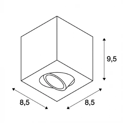 Накладной точечный светильник Slv Triledo 113941