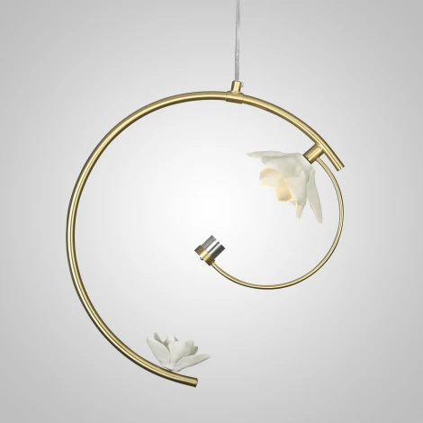 Подвесной светильник Magnolia 2 Flower Imperiumloft Magnolia01 (228975-26) (LED, 220V, на проводе, цветы)