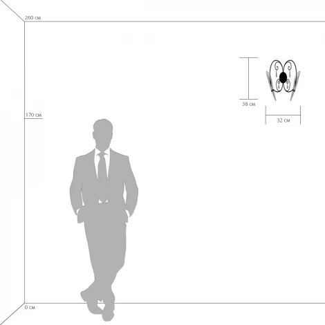 Бра Lightstar Scarabeo 755624 (12V)