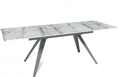 Стол раскладной Asti (140+40+40), керамика глянцевая Ice Jade Top Concept арт.21881