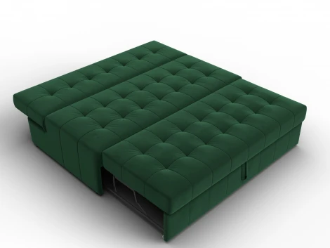 Диван прямой Лига-107 (160) (ЛДСП,Брус,Фанера,Велюр/Зеленый) Лига Диванов 134919