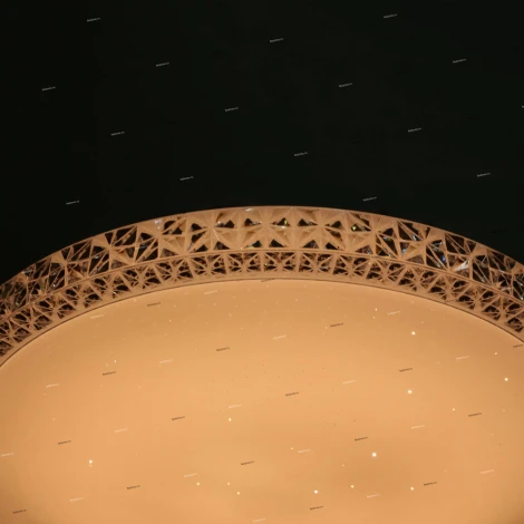 Потолочный светильник круглый Omnilux Biancareddu OML-47707-30 (LED, 220V, пульт управления)