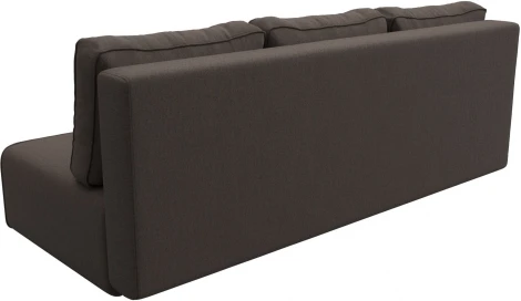 Диван прямой Приам (Коричневый/Рогожка) Лига Диванов арт.122733