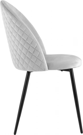 Стул Lilly велюр серебристый 4 шт. Stool Group арт.УТ000037279