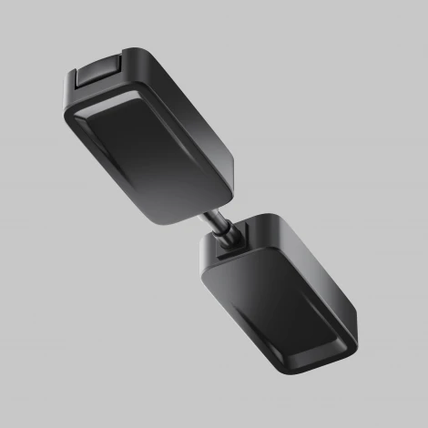 Коннектор питания прямой Radity встраиваемый черный (магнитный) Maytoni Technical TRA084C-B-12