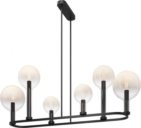 Потолочная люстра на штанге Maytoni Status MOD333PL-06B1 (220V, шарики)