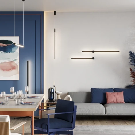 Настенный светильник Odeon Light Fillini 4335/18WLP чёрный IP20 LED 18W 849Лм 3000K/4000K (220V)