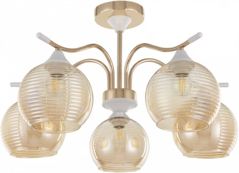 Потолочная люстра на штанге Arte Milano Napoli 327719/5 FG+WH (220V, шар)