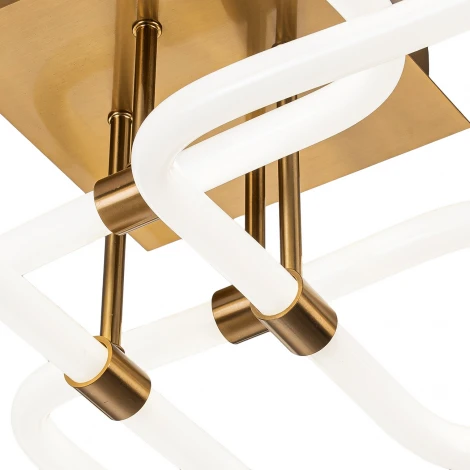 Потолочная люстра Escada Tube 10279/4LED 132Вт, металл/акрил, бронза (220V)