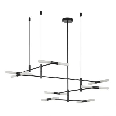 Потолочная люстра на штанге Odeon Light Defance 4307/16 черный/акрилл/металл IP20 G9 40W *16 180° 220V