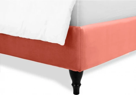 Кровать Queen II Sofia L 1600 ОГОГО (арт.577475), (Ткань/Оранжевый)