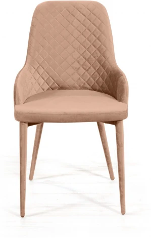 Стул Douglas ромб, бархат бежевый 5 Top Concept (21434)