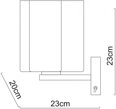 Бра Arte Lamp Serenata A3459AP-1AB