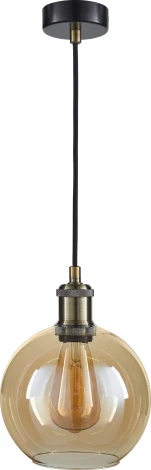 Подвесной светильник 33 ИДЕИ PND105.01.4AB.003.BL-S13AT в форме шара