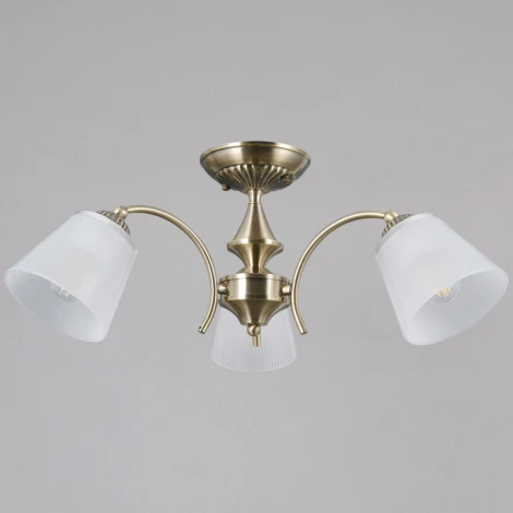 Потолочная люстра на штанге ILLUMICO IL0910-3CSQ-26 AB ELITE