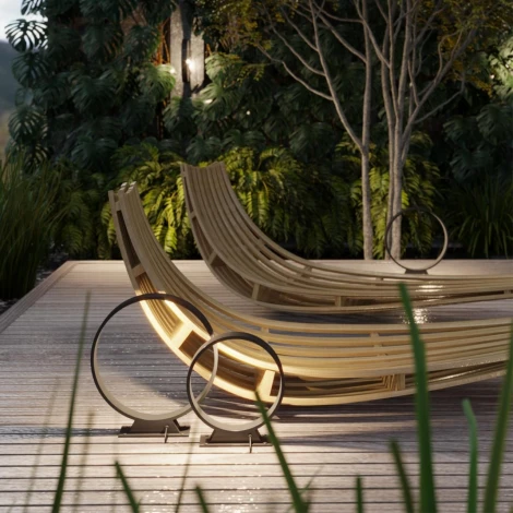 Наземный светильник уличный Odeon Light Uvo IP65 LED 5W 3000K 220V 6615/5FL NATURE черный/металл/акрил (кольцо)