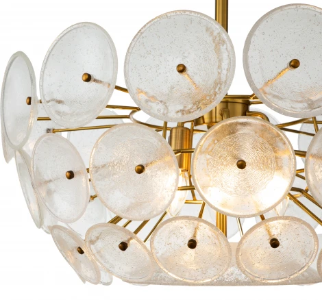 Люстра потолочная на штанге Soffio V000018 (12020/6R Gold) (220V)