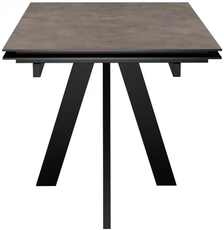 Стол DikLine DM120 Хромикс бронза,опоры черные