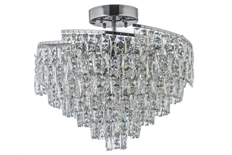 Потолочная люстра на штанге хрусталь Arti Lampadari Gaiola Gaiola E 1.5.60.100 N