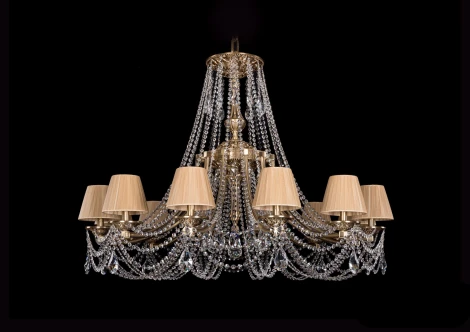 Подвесная люстра Bohemia 1771 1771/12/410/C/FP/SH37-160