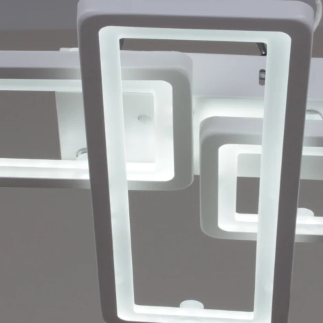 Потолочная люстра светодиодная с пультом с регулировкой цветовой температуры, яркости и ночным режимом Reluce 03629-0.3-03C WH