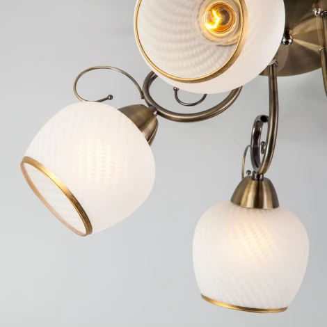 Потолочная люстра Eurosvet Brooksy 30159/5 античная бронза