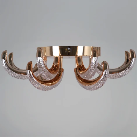 Потолочная люстра светодиодная с пультом с регулировкой цветовой температуры и яркости Reluce 60390-0.3-8+4 FG