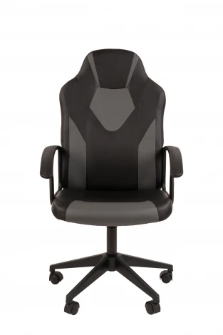 Кресло Стандарт СТ-17 Гейм Россия экопремиум черн/серый