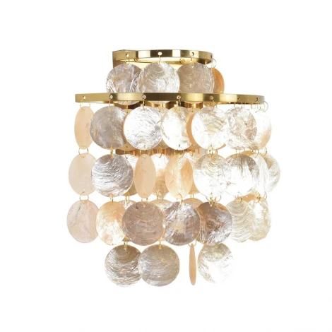 Бра Lumion Shella 8386/2W бронза/перламутровый, металл/ракушка E14 2*40W 220V