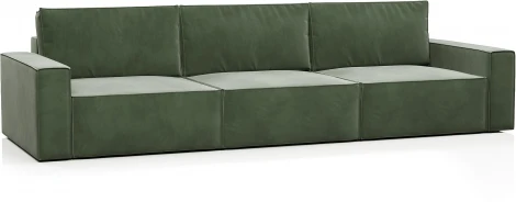 КОРСО XL Диван тканевый прямой зеленый D1 furniture арт.AAA41701003