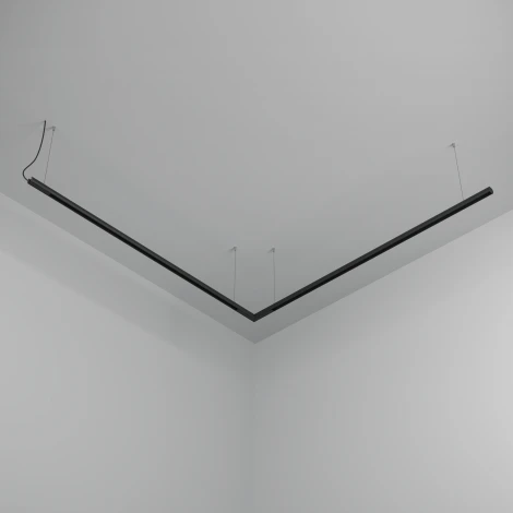 Шинопровод магнитный 3м подвесной круглый Basity, черный Maytoni Busbar trunkings Basity TRX172-R-113B (48V)